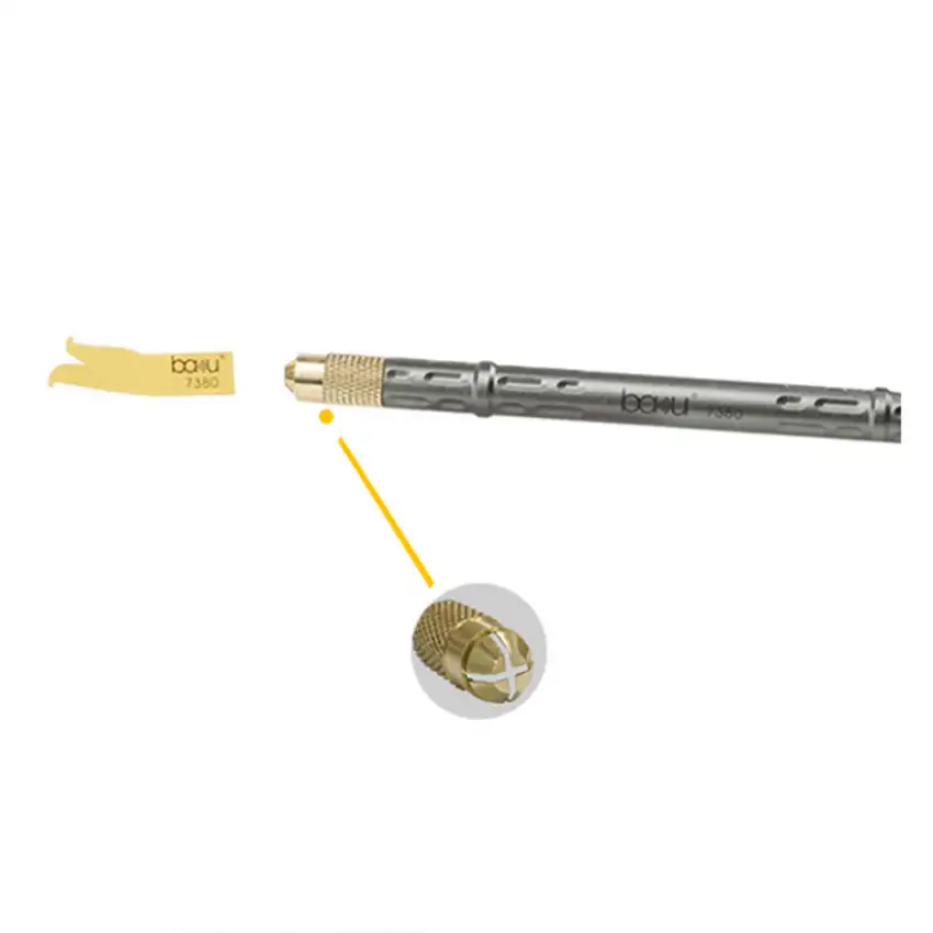 High Quality Baku BA-7380-A Glue Remover Blade Set