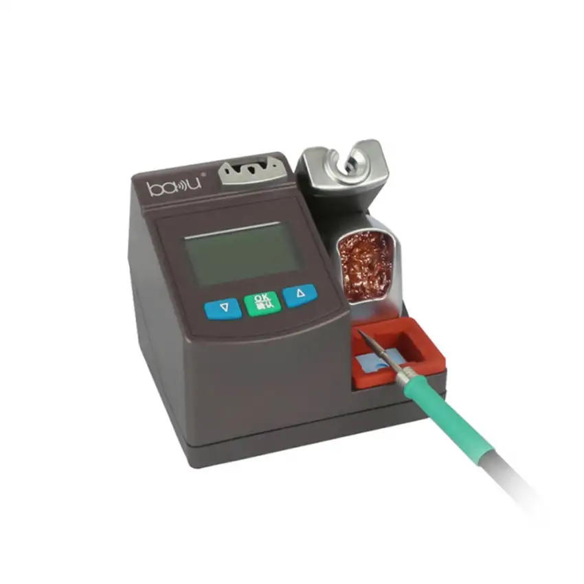 BA-9850 Lead-Free Soldering Station. Featuring advanced T12 technology, rapid heat-up, digital temperature control, and energy-saving sleep mode, it's ideal for both professional and DIY electronics work