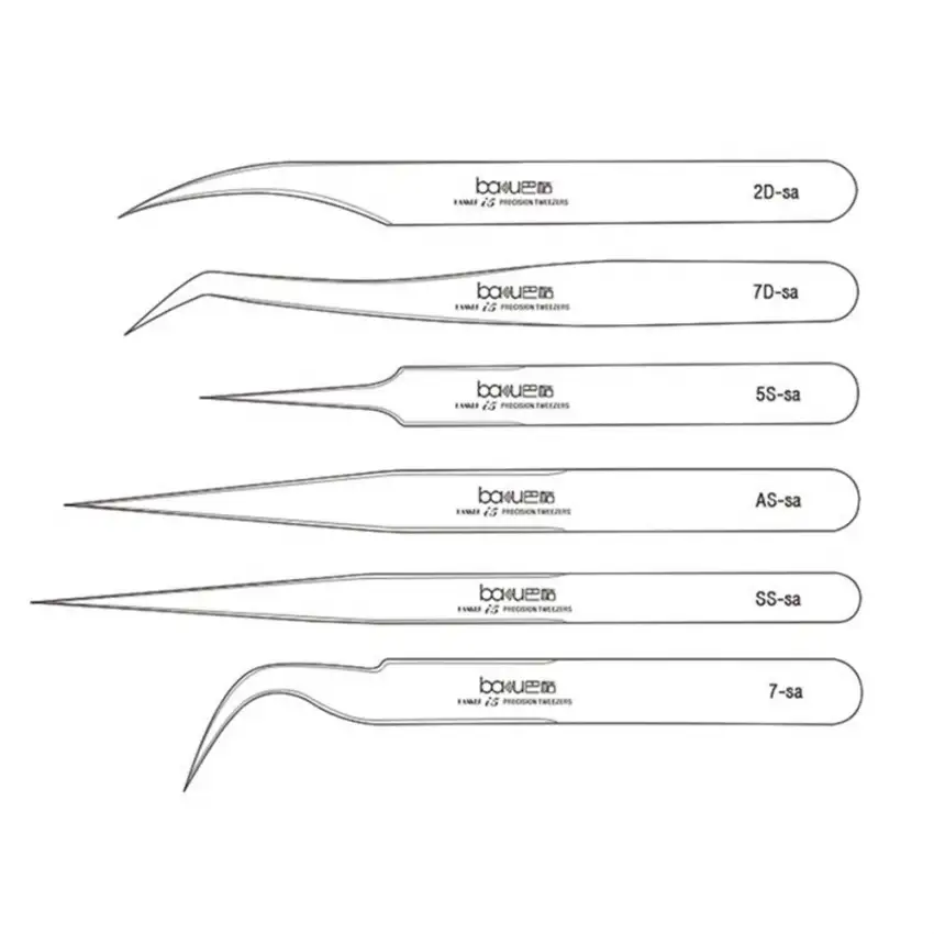 High Quality Baku BA-i5 High Precision Stainless Steel Tweezer