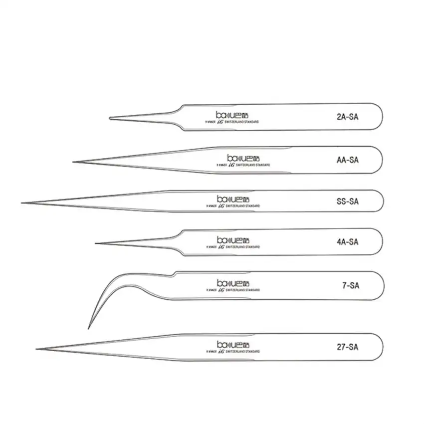 Baku BA-i6 Fine Tip Stainless Steel Tweezer - TOOL-BKU-BAI6  p-2