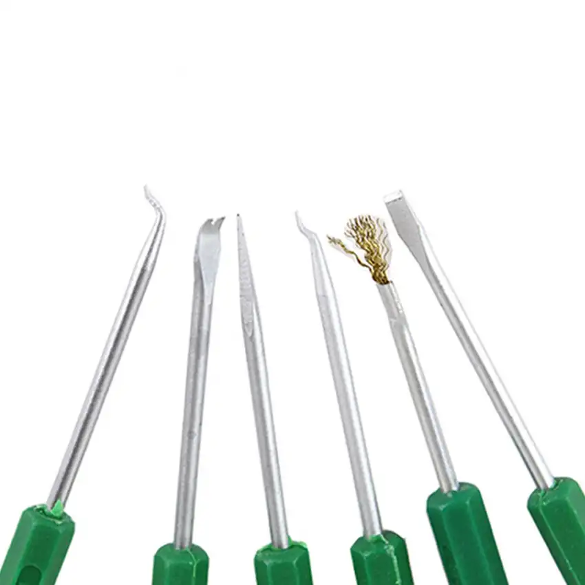 6 Piece Baku BK-120 Electronic Solder Assist Tool Kit Welding Soldering Iron