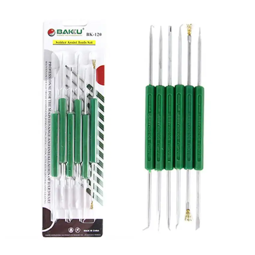 Baku BK-120 6 Pieces Soldering / Opening Tool Set - TOOL-BKU-BK120  p-2