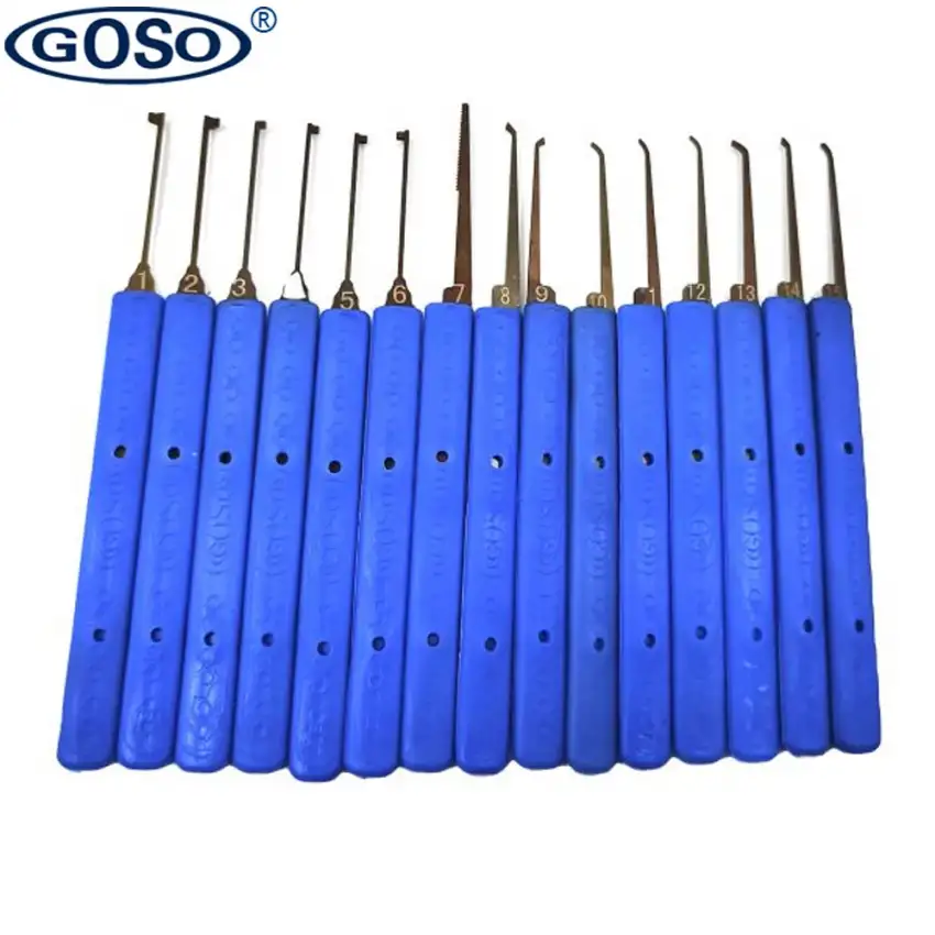15 Pieces Beginner Lock Pick Set from GOSO