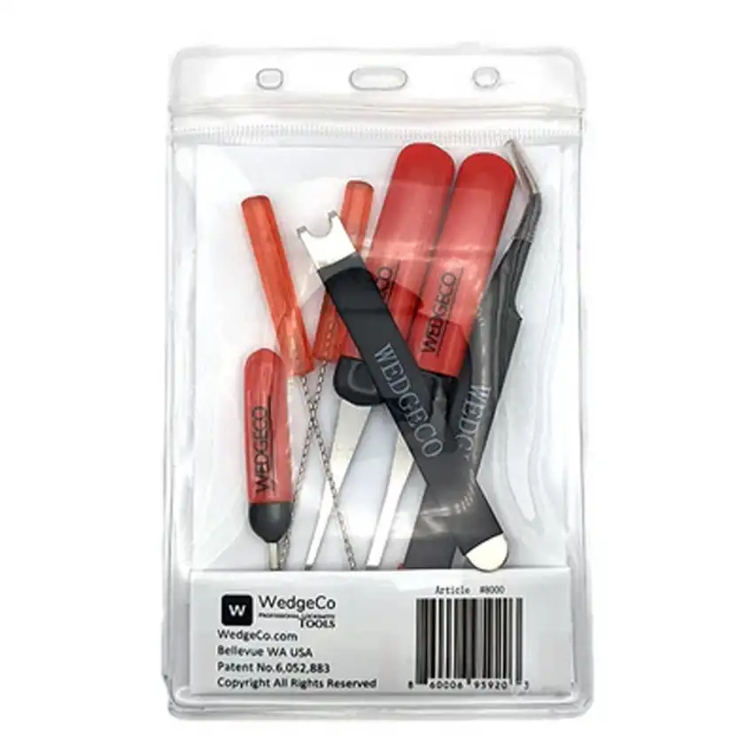 WEDGECO #8000 Broken Key Extractor Set – 7-Piece Kit