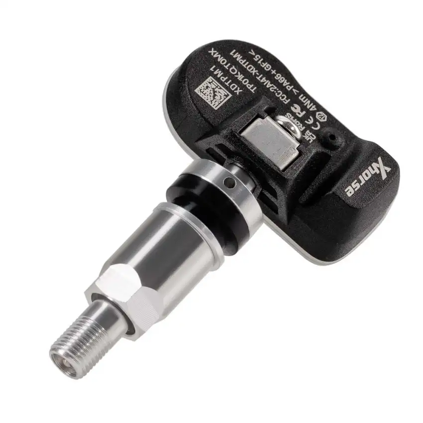 Shop the Xhorse Universal Programmable TPMS Sensor XDTPM1EN at KEY4. Dual frequency (315/433MHz), >98% vehicle coverage, reprogrammable design, adjustable angle, and long-life battery