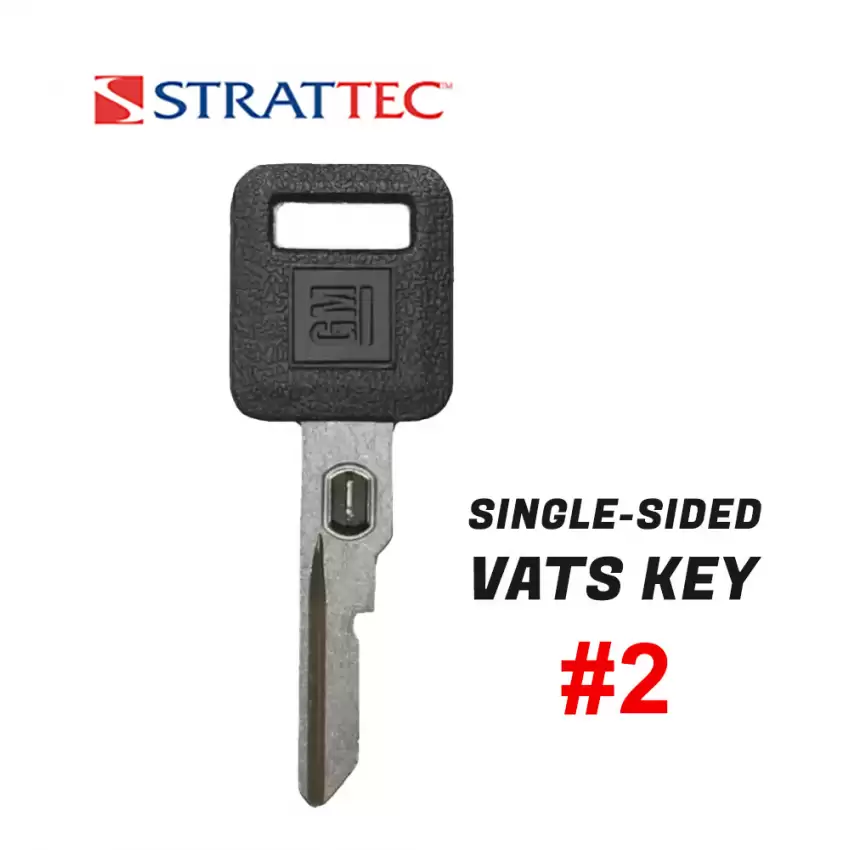 GM Single Sided Vats Key Strattec 595512 #2