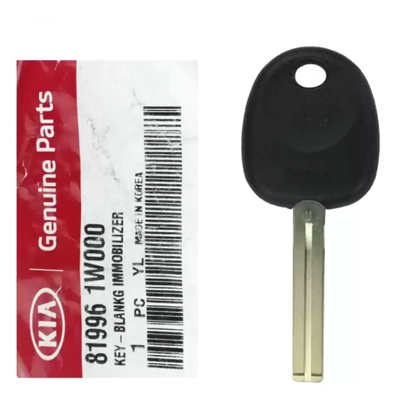 KIA Rio Genuine Transponder Key 4D Transponder 81996-1W000