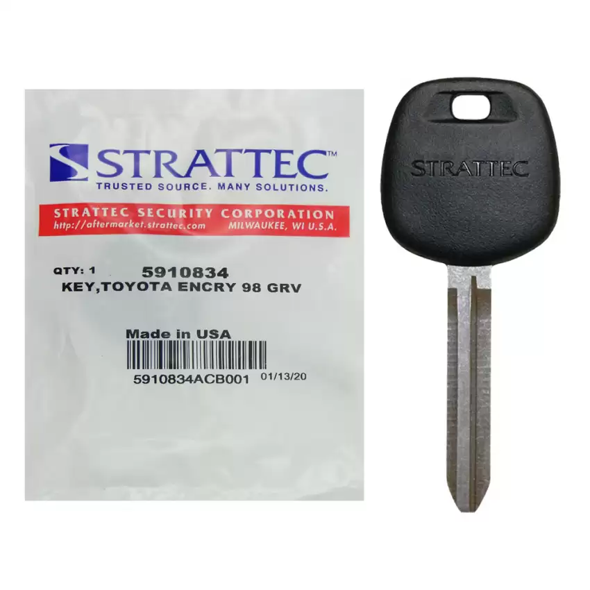 Toyota, Scion Transponder Key Strattec 5910834 TOY44D Chip Texas 4D67