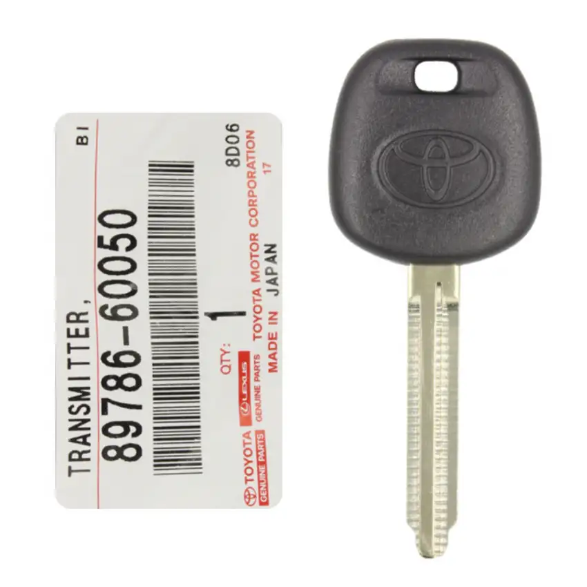 Toyota Transponder Key 89786-60050 Chip 4C
