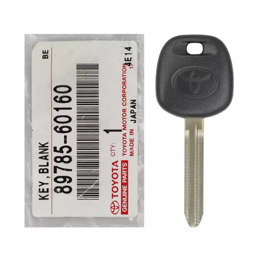 Toyota Genuine 4D Transponder Key 89785-60160- Key4