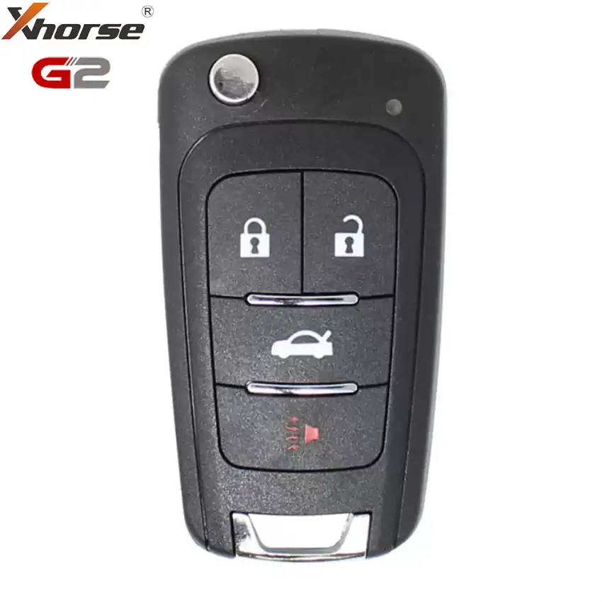 Xhorse Universal Wire Flip Remote Key 2nd Generation Buick Style 4 Button XKBU21EN