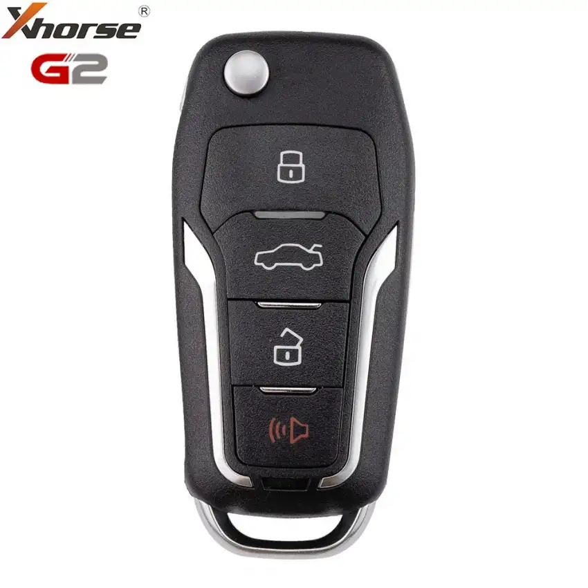 Xhorse Universal Wired Remote Key Ford Style 4 Button 2nd Generation XKFO21EN (New Version of XKFO01EN)