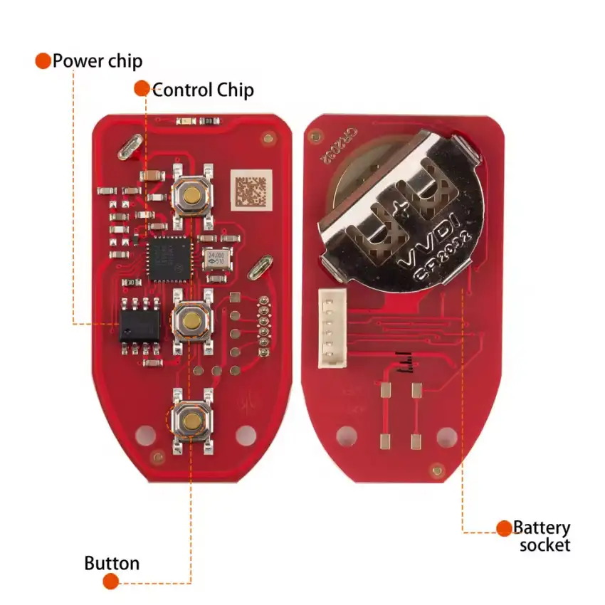 Xhorse XKHY20EN  Universal Wired Remote Key 2nd Generation Hyundai Style 3 Button Replaces XKHY00EN