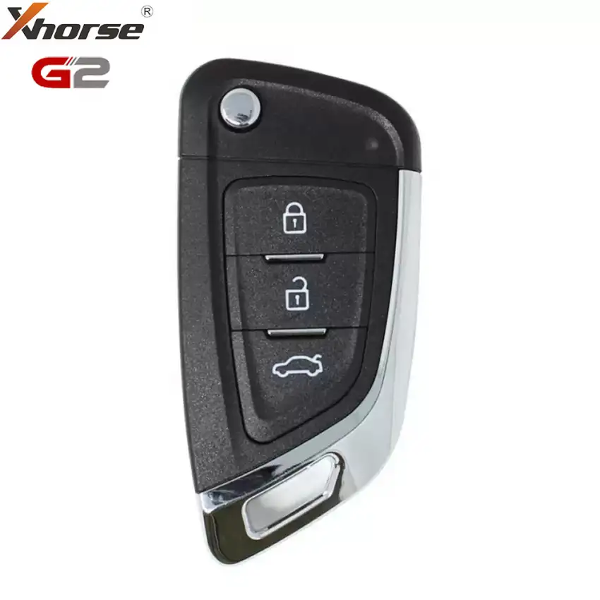 Xhorse universal Flip Wire Remote Key 2nd Generation Knife Style 3 Button XKKF06EN