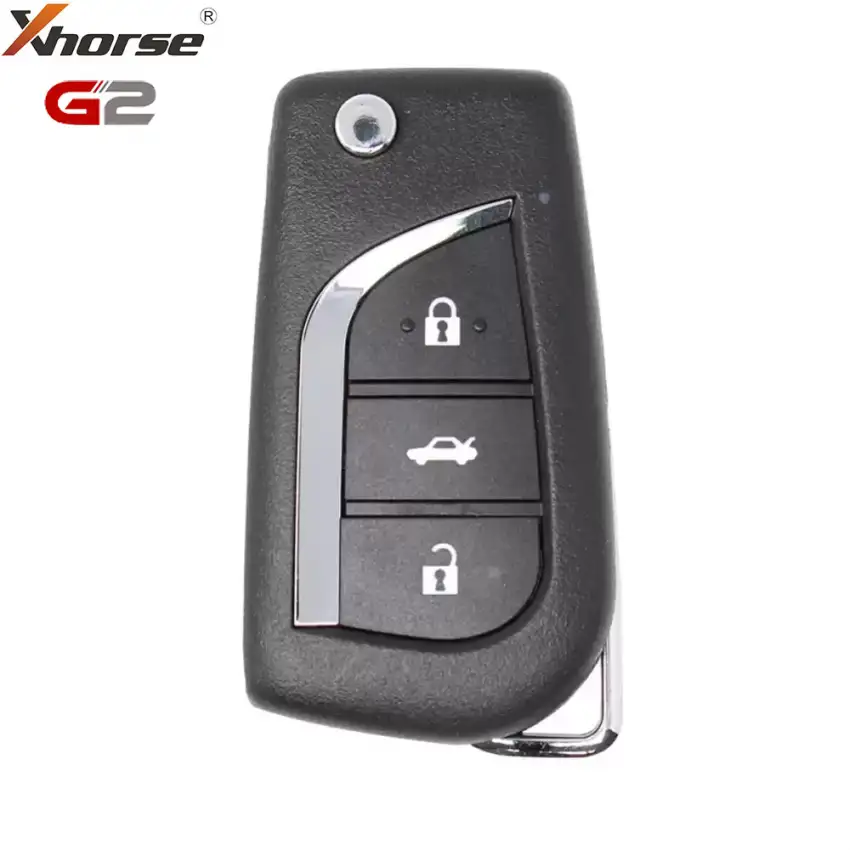 Xhorse Wire Flip Remote Key 2nd Generation Toyota Style 3 Button XKTO20EN
