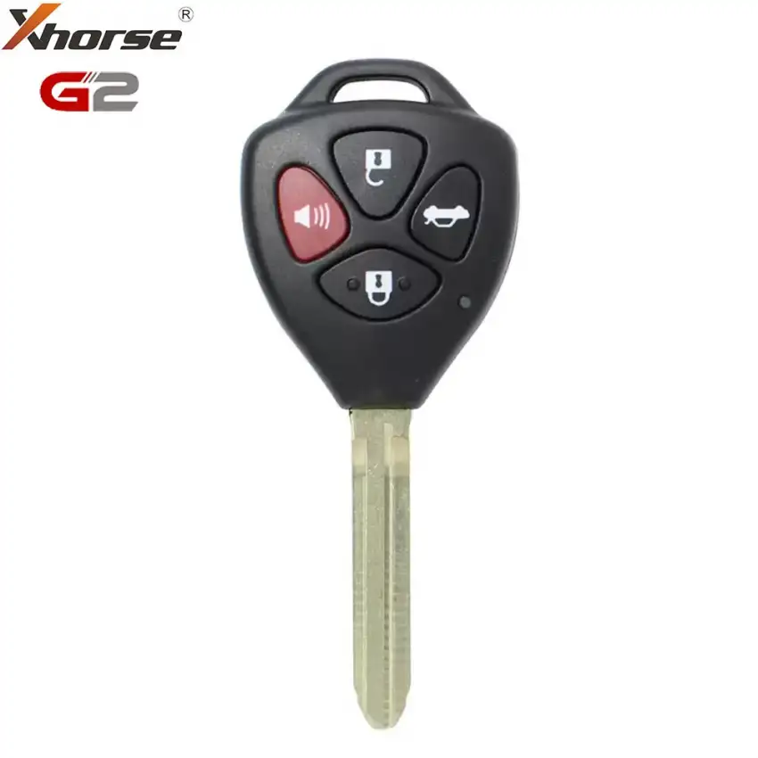 Xhorse Wire Remote 2nd Generation Toyota Style Triangle 4 Button XKTO22EN