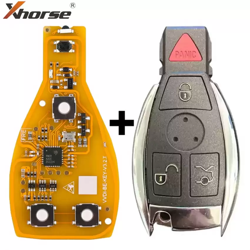 Xhorse VVDI BE Key for Benz XNBZT1GL with High Quality Remote Shell