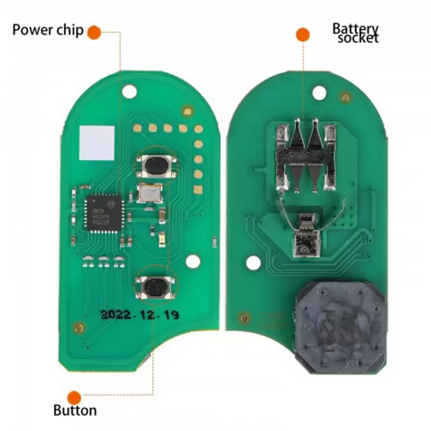 Xhorse Universal Smart Flip Remote Key XM38 BMW Motorcycle XSBM90GL 3 Button - CR-XHS-XSBM90GL  p-2