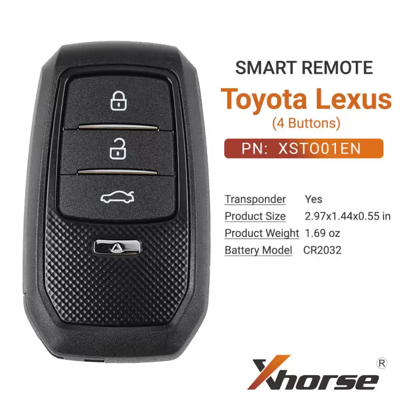 Xhorse Universal Smart Proximity Remote For Toyota Lexus XM38 XSTO01EN for 4D / 8A / 4A Chips - CR-XHS-XSTO01EN  p-3
