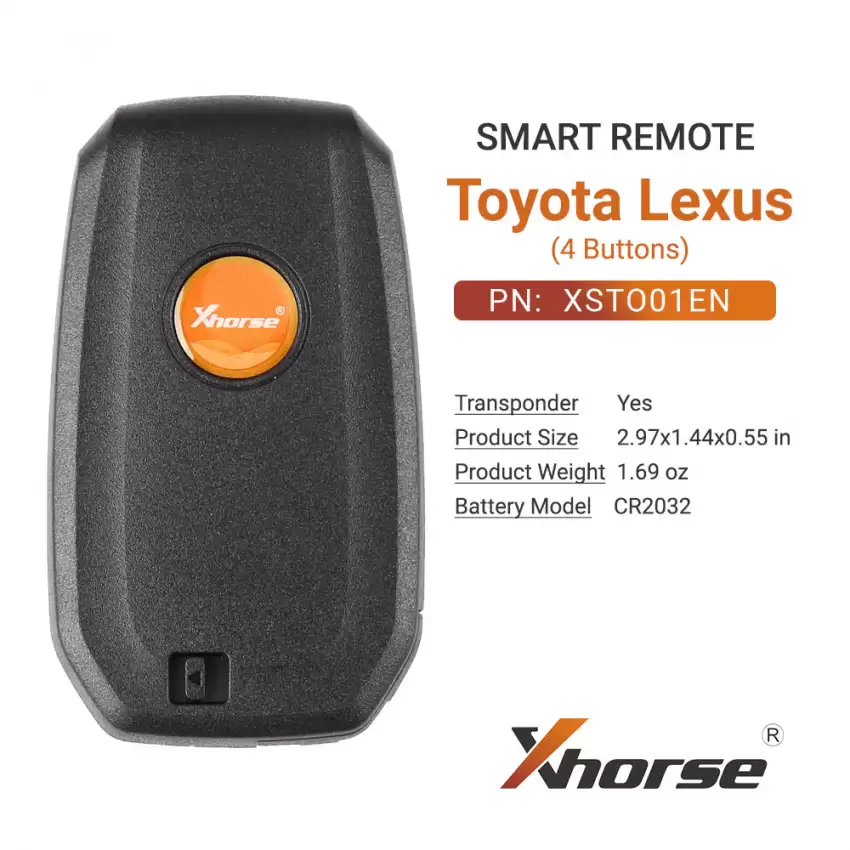 Xhorse Universal Smart Proximity Remote For Toyota Lexus XM38 XSTO01EN for 4D / 8A / 4A Chips - CR-XHS-XSTO01EN  p-4