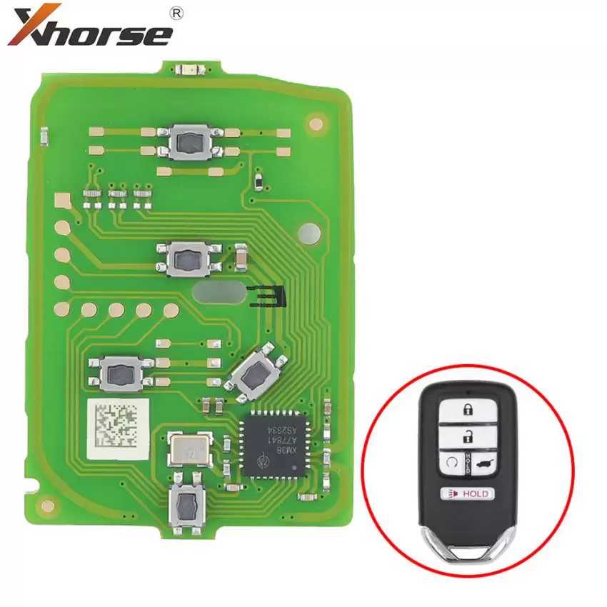 Xhorse XZBT44EN Honda Universal Smart Remote Key PCB 5 Button