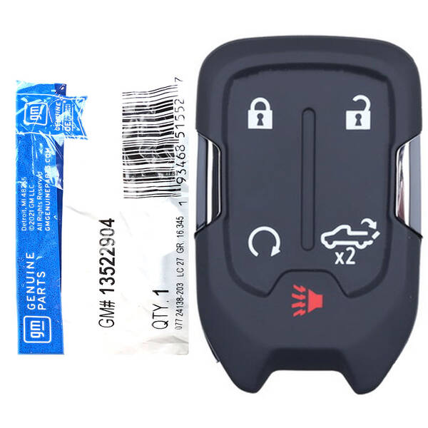 GMC Sierra 13522904 HYQ1ES Proximity Remote Key with 5 Button