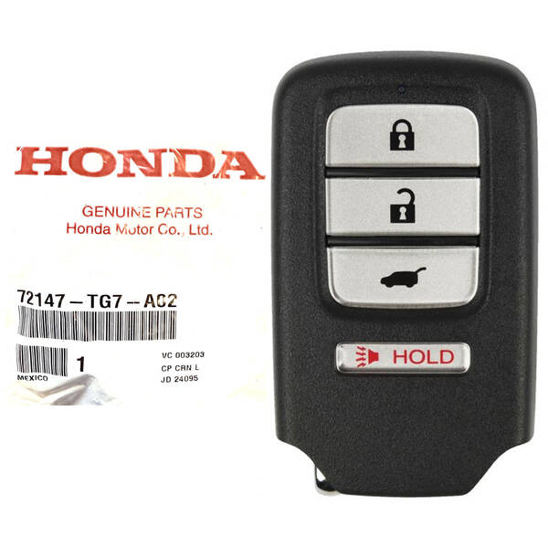 Honda Civic, Odyssey, Pilot Prox Remote Key 72147-TG7-A02 KR5V2X