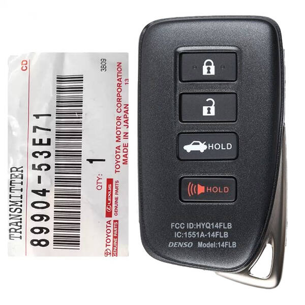 for Lexus ES350 GS300 GS350 S250 LS460 Smart Keyless Remote Key Fob