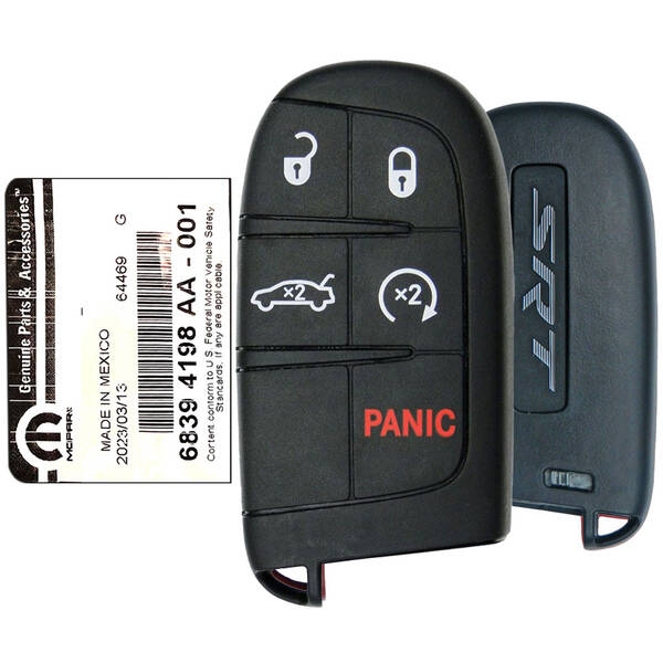 Dodge Challenger Charger SRT Smart Key 68394198AA M3M-40821302