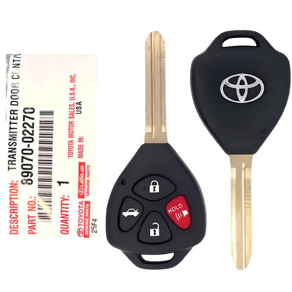 Toyota Corolla Avalon Remote Head Key 89070-02270 GQ4-29T