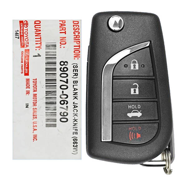 OEM 2018-2022 TOYOTA CAMRY KEYLESS REMOTE KEY FOB FLIP KEY UNCUT - Foto 4