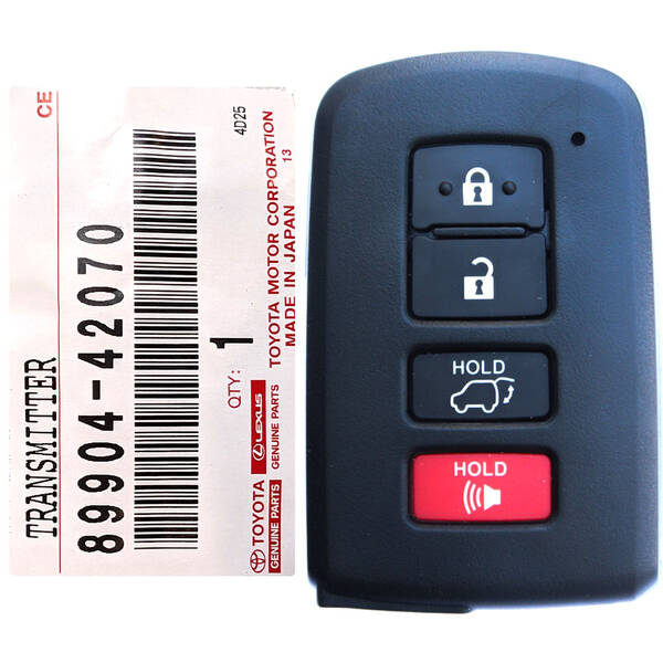 2013-18 Toyota RAV4 Smart Key Fob 4 Button 89904-42070 HYQ14FBA