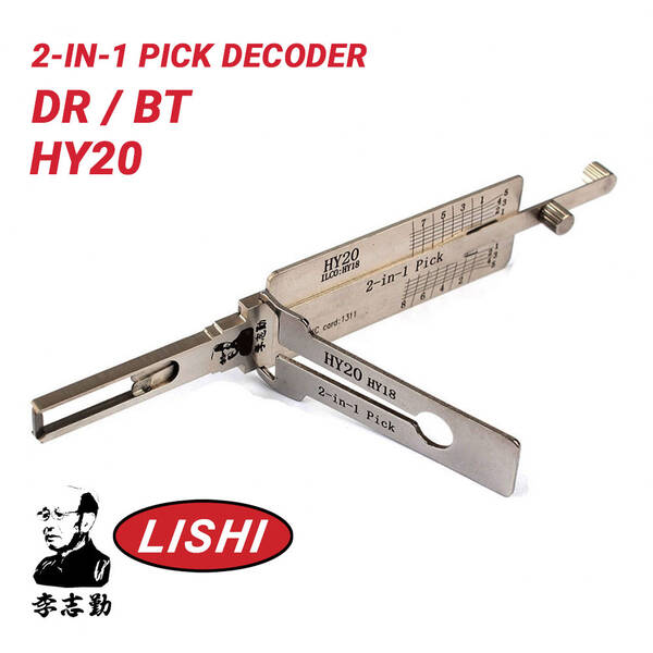 Original Lishi fro Hyundai Kia HY20 Pick Decoder Door Trunk