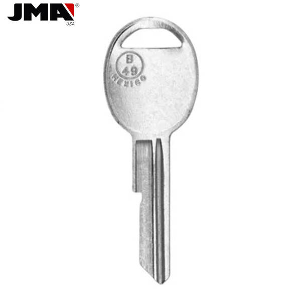 GM Mechanical Metal Head Key B49 GM10E from JMA