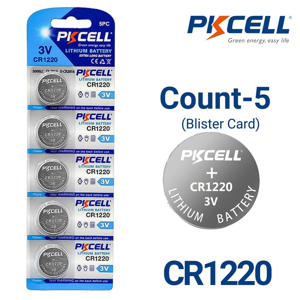 Batterie Al Litio CR1220 – Confezione Da 5 Pezzi - copertina