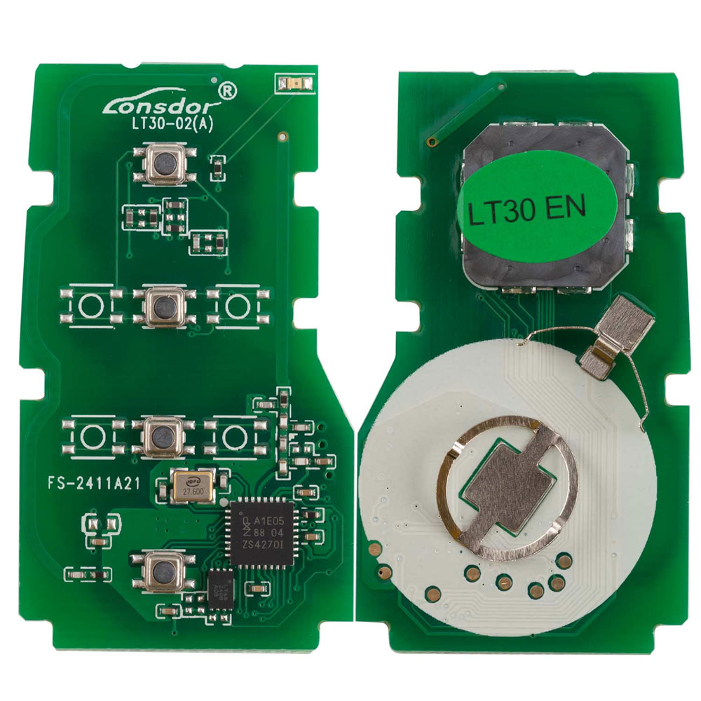 LT30-02 Toyota Universal Smart Remote Key PCB 4 Button from Lonsdor