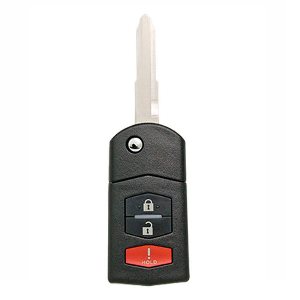 ギーモ Mazda 2, 3, 5, CX-7, CX-9 Flip Remote Entry Key BGBX1T478SKE125-01