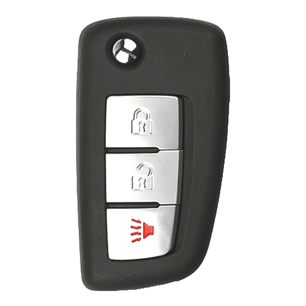 thumbnail image 2 of OEM Nissan Rogue Flip Keyless Entry Remote Fob 2014-2021 - H0561-4BA1B With Uncut Key Blade, Programmed Ready 2 of 5