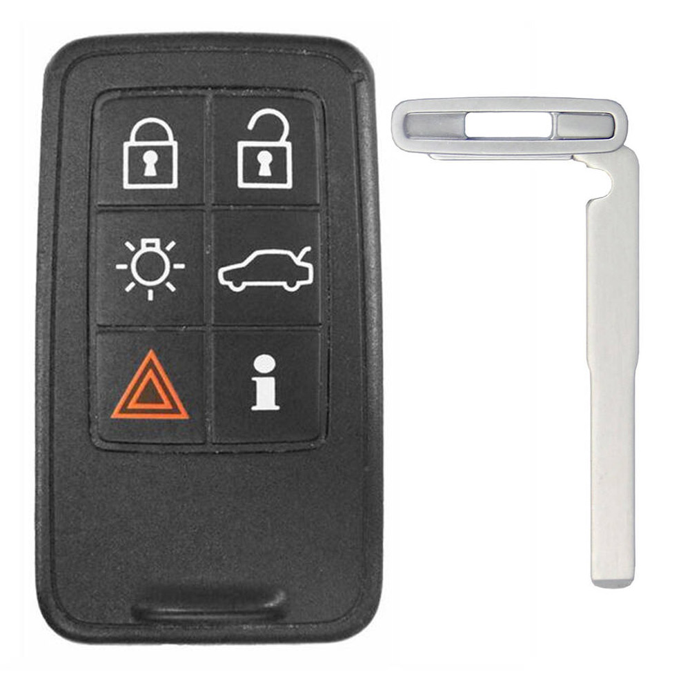 Jingyuqin 5pcs/lot Xklks0en Wire 3 Buttons Remote Flip Key