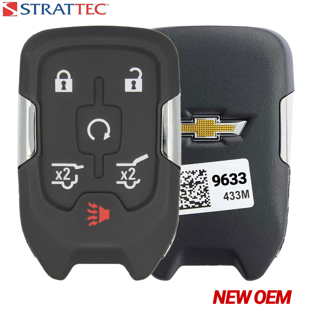 Keyless Entry Remote Car Fob + Key For 2000-2001 Chevrolet Tahoe - Extra-Partss (Replaces 15732803)