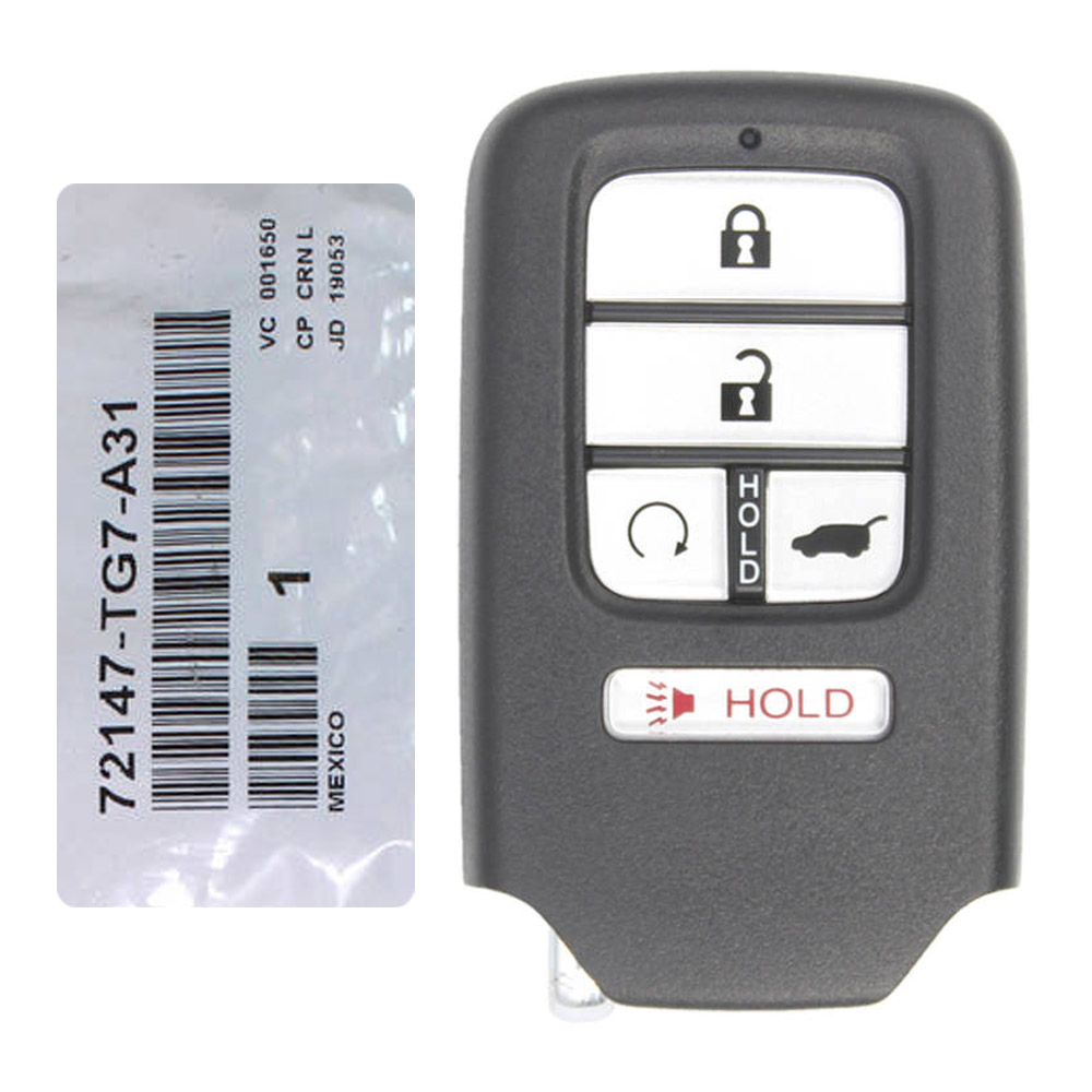 2016-2020 Honda Pilot Civic CR-V Smart Key 72147-TG7-A31 KR5V2XV44