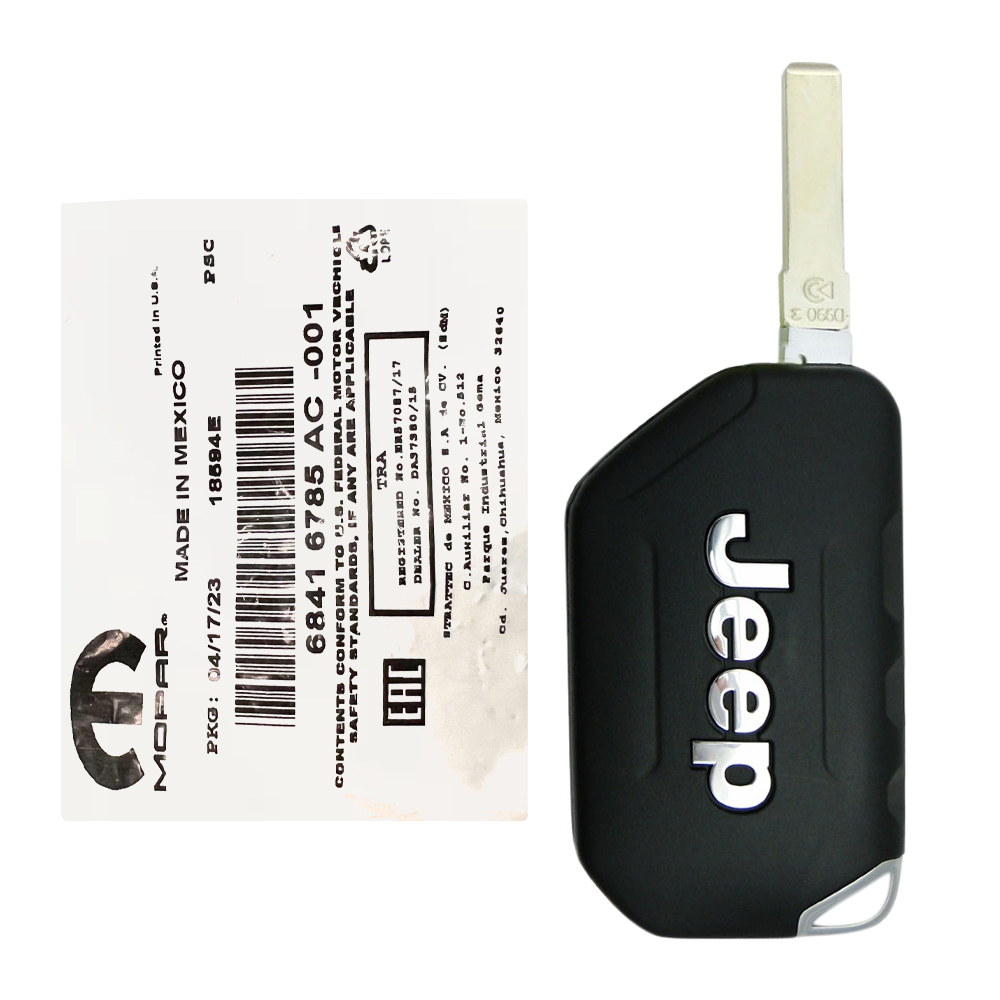 Buzzy jeep アメリカ輸入品 Jeep Wrangler Gladiator Smart Flip Key 68416785AC OHT1130261