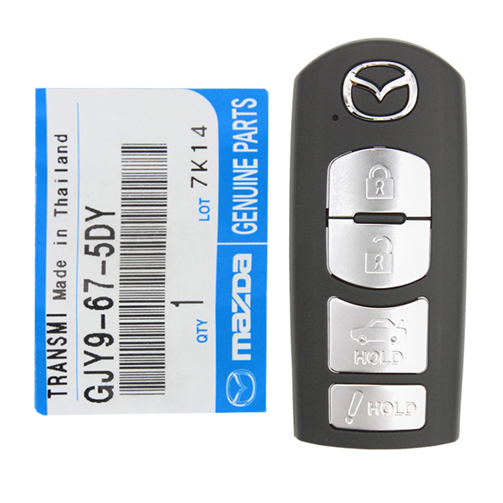 Mazda 3, 6, Miata MX-5 Smart Key Fob GJY9-67-5DY WAZSKE13D01