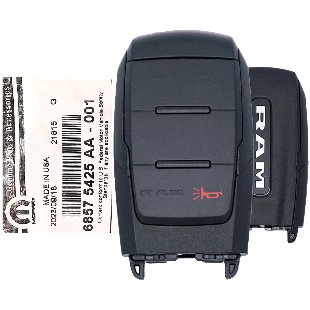 RAM Proximity Remote Key 68575425AA GQ4-76T With 1 Button Panic 