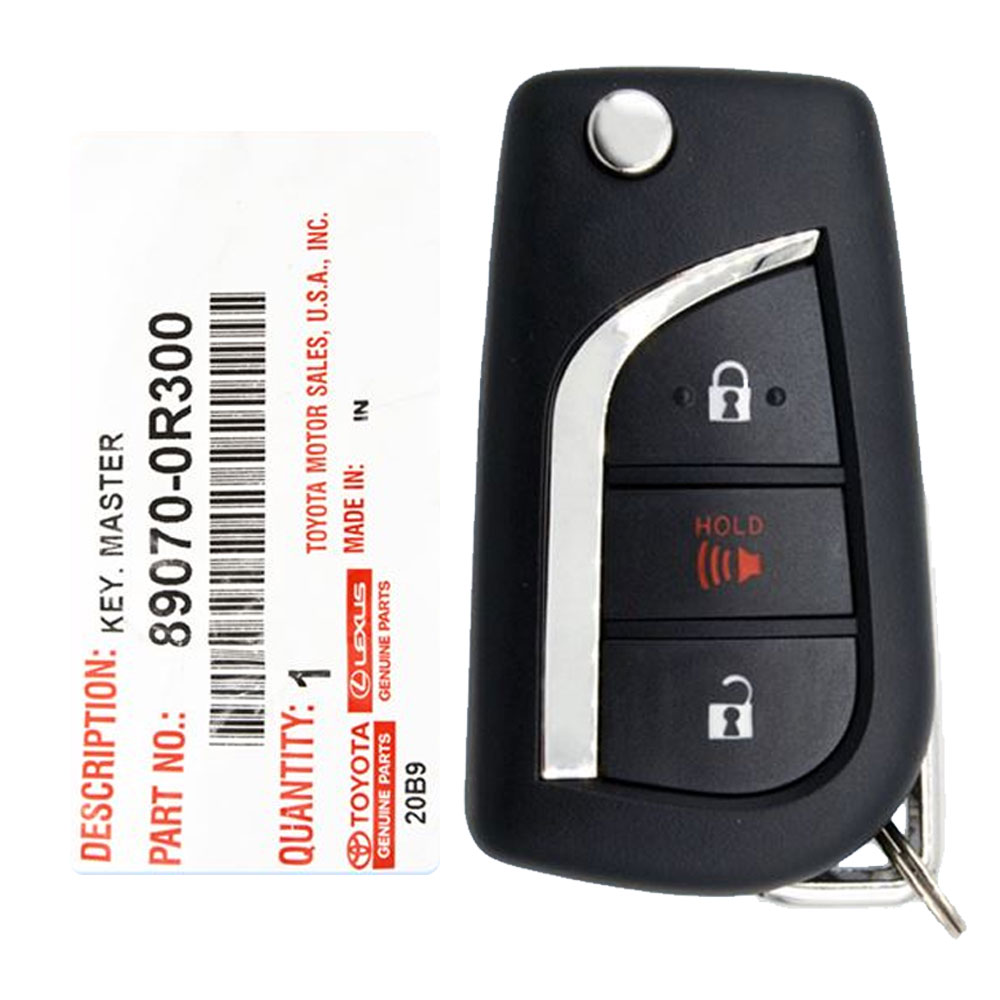 2019-2021 Toyota RAV4 Keyless Flip Remote 89070-0R300 GQ4