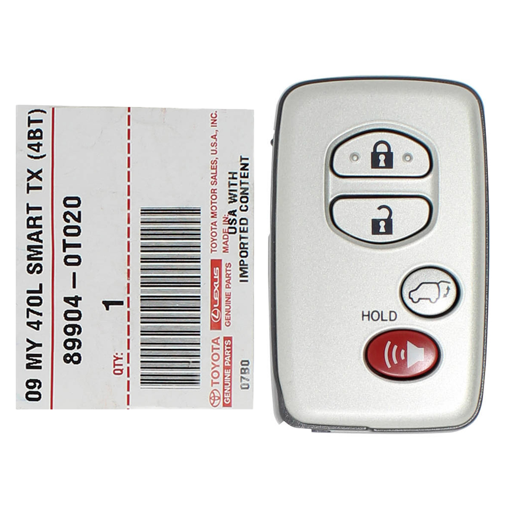 2009-2010 Toyota Venza Smart Key Fob 89904-0T020 HYQ14ACX 315MHz