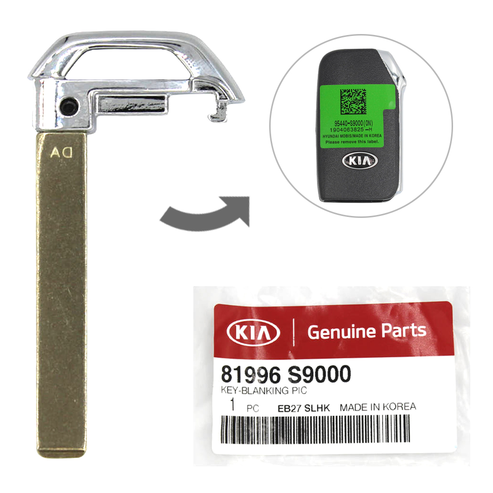 2020 KIA Telluride Genuine Insert Key Blade 81996S9000