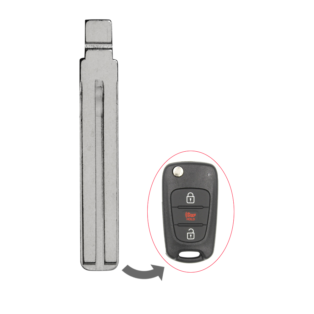 key   Flip Remote Key blade Same as 81996-2L001 TOY49 for KIA Sportage
