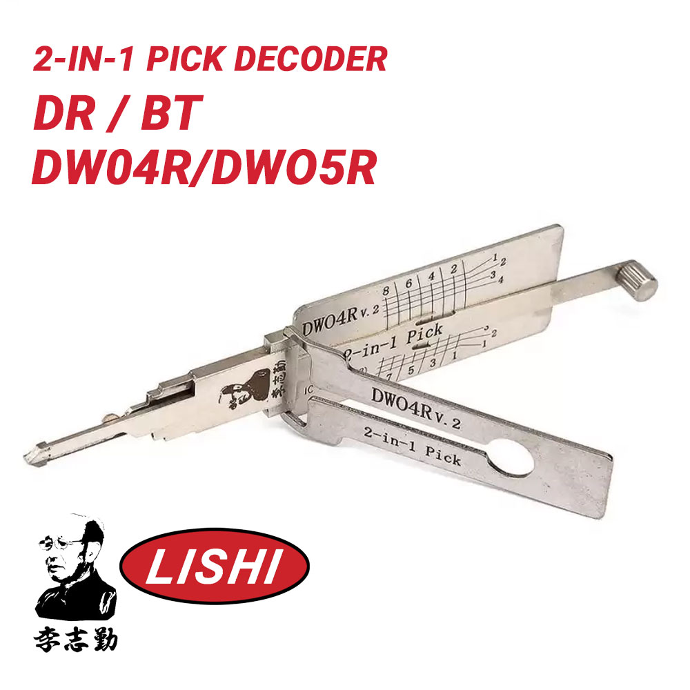 Original Lishi For GM Chevrolet Daewoo DW04R/DWO5R Pick Decoder AG