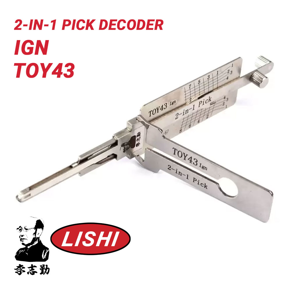 Original Lishi for Toyota TOY43 Pick Decoder Ignition
